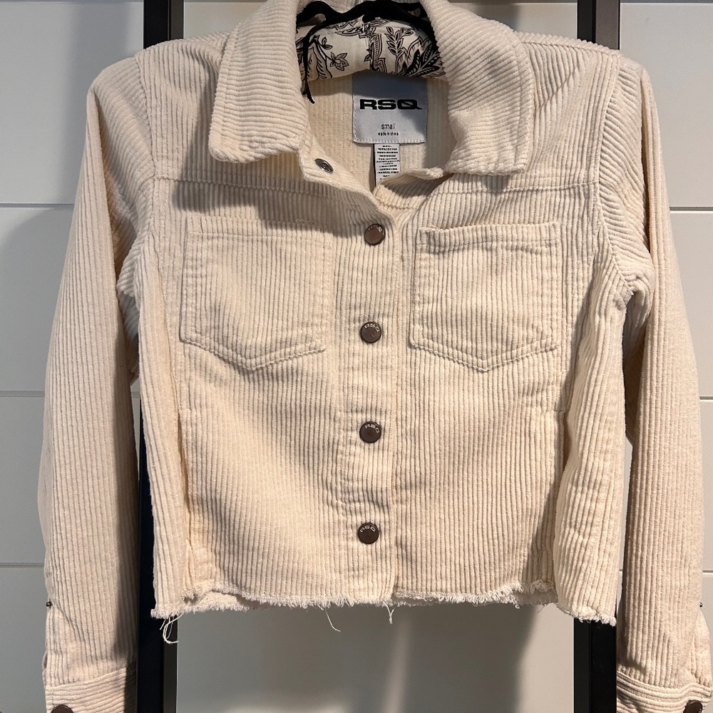 Girls Cute Corduroy Jacket